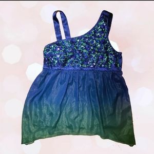 Justice ombre sequin Fairy core camisole